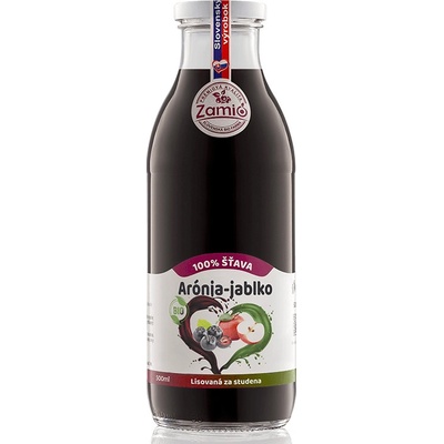Zamio 100% ovocná šťava Bio Arónia Bio Jablko 0,5 l