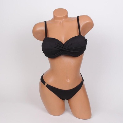 Дамски бански от две части в черно