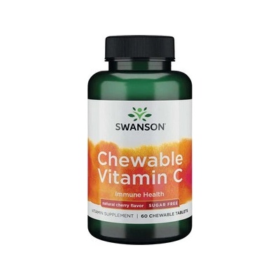 Swanson Chewable Vitamin C 60 žuvacie tabliety
