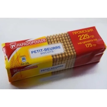 Image 1 of Papadopoulos Бисквити Papadopoulos petit-beurre 225гр