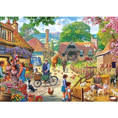 Gibsons - Puzzle The Farm Shop - 1 000 piese