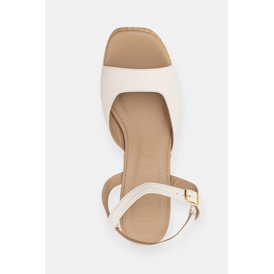Souliers Martinez сандали със скосена пларформа кожени SUMMER (SUMMER.WHITE)