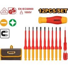 INGCO Szigetelt csavarhúzó készlet 12 részes 1000 V-ig szigetelt