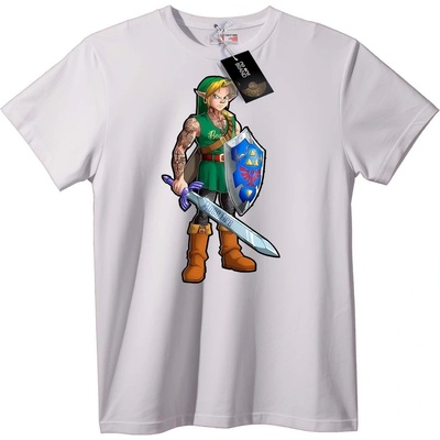 NOONEBRAND Тениска с Линк от The Legend of Zelda - L, Black