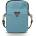 GUESS Triangle Logo Tablet Bag 8 - дизайнерска чанта с презрамка за таблети до 8 инча (син)