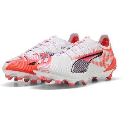 PUMA Мъжки футболни бутонки Puma Ultra Ultimate Firm Ground Football Boots Mens - White/Red