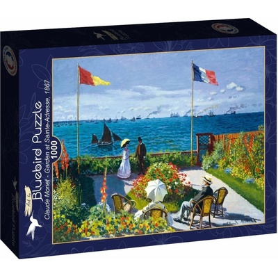 BlueBird Claude Monet Zahrada v Sainte-Adresse 1867 1000 dílků