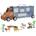 RAYA TOYS Детски автовоз Raya Toys - Носорог с животни, 11 части (508122082)