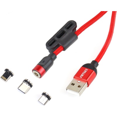 Multikabel USB Lightning/USB C/micro USB 1m UC-08