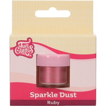 FunCakes Jedlá prachová perleťová farba Ruby 3g