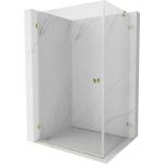 Mexen Lunar-B лява душ кабина с врата 100 x 90 см, прозрачна, златна - 832-100-090-50-00-L (832-100-090-50-00-L)