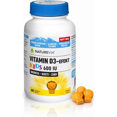 Swiss Naturevia Vitamín D3-Efekt Kids 60 tablet