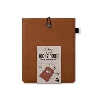 Bookaroo Puzdro na knihu, tablet - hnedé