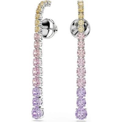 Swarovski Krásné dlouhé náušnice s krystaly Swarovski Matrix 5751195