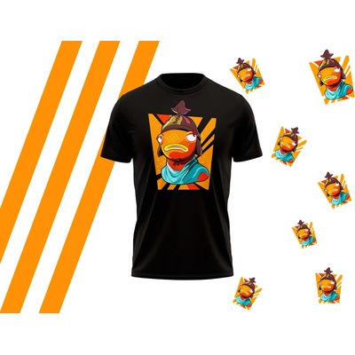 Fortnite Dětské tričko Fishstick černá