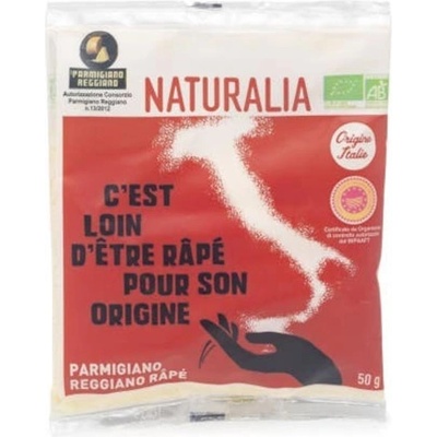 Naturalia BIO Strouhaný Parmigiano Reggiano 50 g