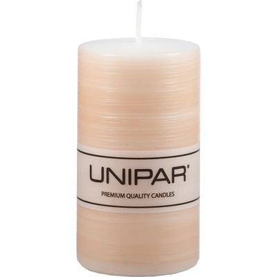 Unipar Светла оранжева свещ , време на горене 40 ч. Finelines - Unipar (Finelines Light Orange Pillar 60x110)