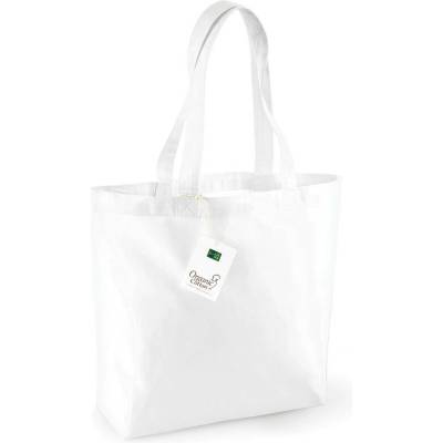 Westford Mill Nákupná taška WM180 White 32x35x12 cm