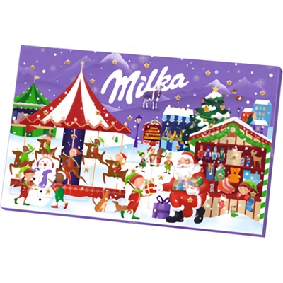 Milka adventní kalendář mléná čokoláda 200g