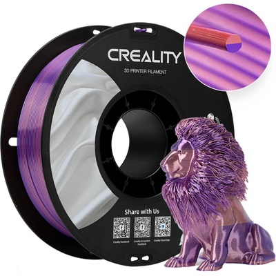 Creality CR-Silk PLA ružovo-fialové 1,75 mm, 1 kg