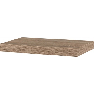 Autronic Polička nástěnná 40 cm, MDF, 3D dekor dub sonoma P-023 SON1 – Zboží Dáma