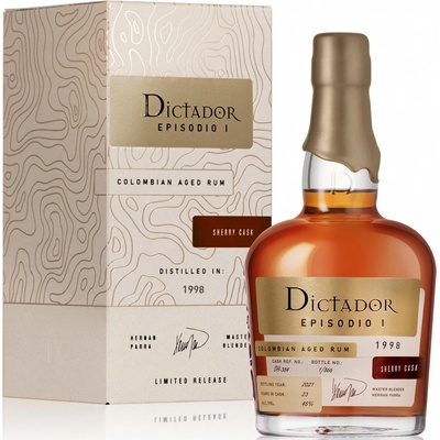 Dictador Episodio I Sherry cask 1998 23y 44% 0,7 l (karton)