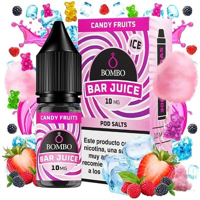 Bombo Bar Juice Candy Fruits Ice Nic Salts 10ml