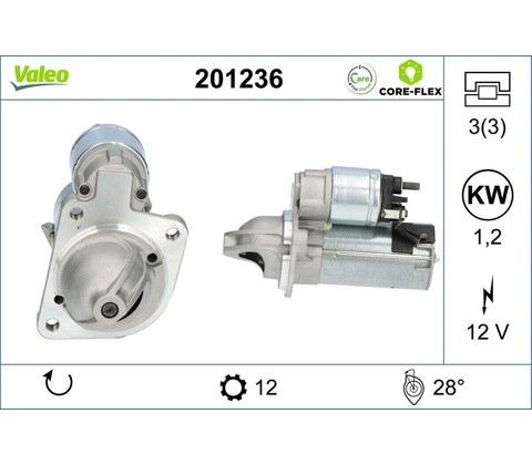 Startér VALEO 201236