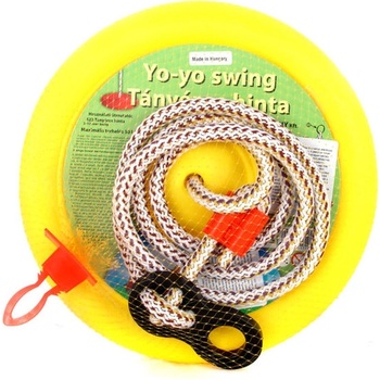 D-Toys Кръгла люлка, пластмасова, жълта