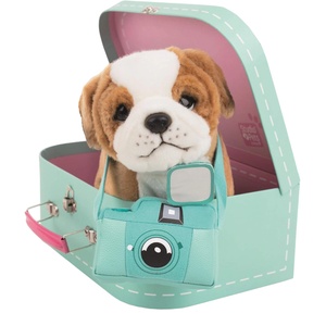Studio Pets Плюшена играчка Studio Pets - Английски булдог Звезда, с аксесоари (6208) - ozone