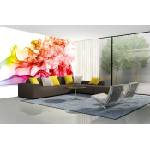 DIMEX ART Самозалепваща се флизелинова фототапета абстрактен цветен дим 375 x 250 см