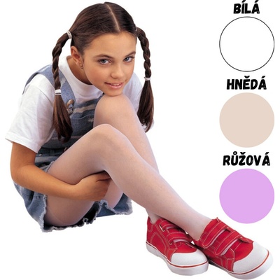 Evona dívčí punčochové kalhoty jednobarevné sv.růžová – Zboží Mobilmania