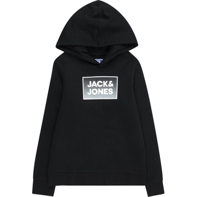 JACK & JONES Суичър 'Steel' черно, размер 128