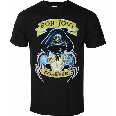 ROCK OFF мъжка тениска Bon Jovi - Forever - ЧЕРЕН - ROCK OFF - BONJTS08MB