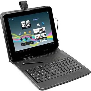Tracer Tablet Case with micro USB Keyboard 7" - Black (43252)