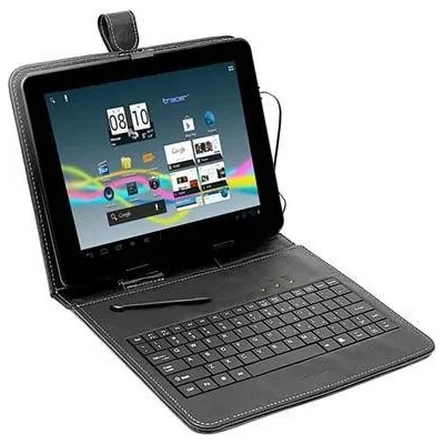 Tracer Tablet Case with micro USB Keyboard 7" - Black (43252)