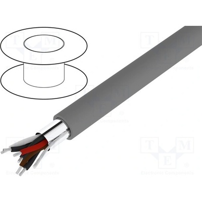 Alpha Wire 5492C SL001 Xtra Guard 1 2x2x24AWG tienený,fólie Al-PET PVC 300V