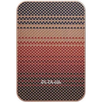 PITAKA Преносима арамидна външна батерия с USB-C порт и безжично зареждане с MagSafe - Pitaka Qi2 Aramid Fiber Magnetic Power Bank 10000 mAh 15W Sunset (PBQ2502)