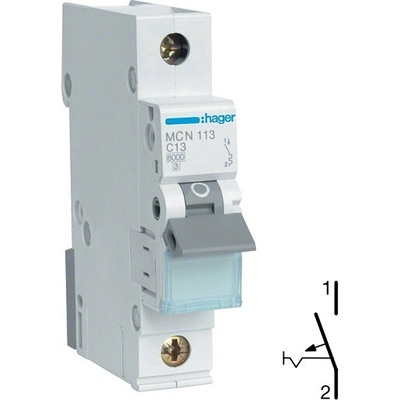 Hager 13C/1 MCN113 6kA