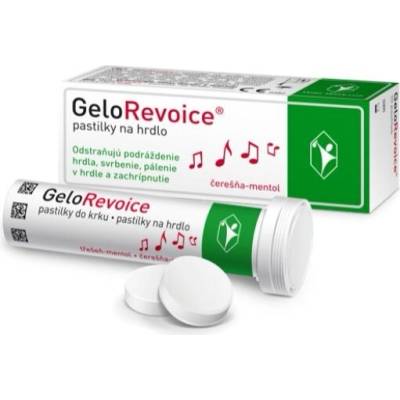 GELOREVOICE čerešňa mentol 10 pastiliek