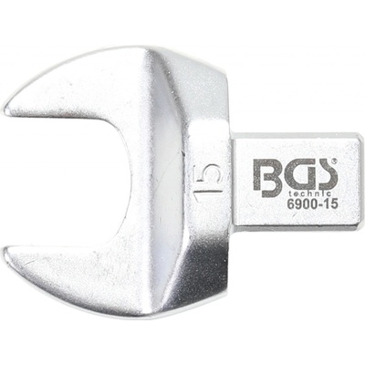 BGS technic Nástrčný plochý klíč 15 mm upnutí 9 x 12 mm BGS 6900-15