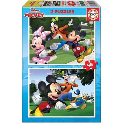 Educa - Puzzle 2x48 Mickey and Friends - 40 - 99 piese