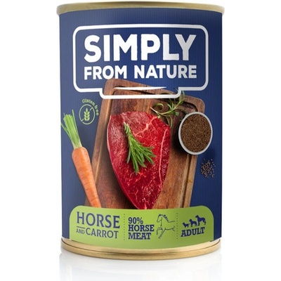 Simply From Nature Adult s koňským masem a lněným semínkem 400 g