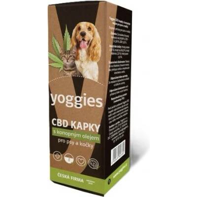 Yoggies CBD olej (kvapky) 3,2% pre psy a mačky 10 ml