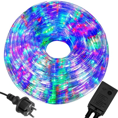 SPRINGOS LED svetelná hadica 10m 240LED 8 funkcií IP44 multicolor