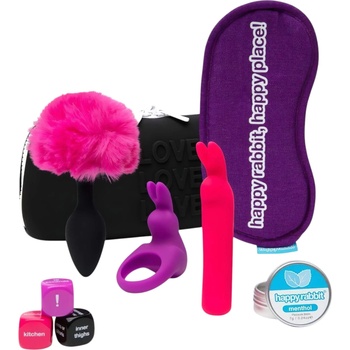 Happy Rabbit Couples - акумулаторен вибратор комплект (7 части)