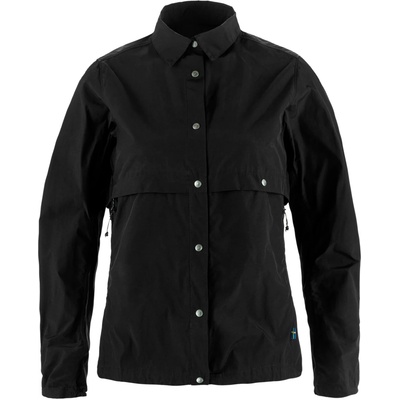 Fjällräven Дамско ветрозащитно яке Fjällräven Women's Hoja Rider's Wind Jacket Windproof jacket - Black - размер XS (118-0359-0111)