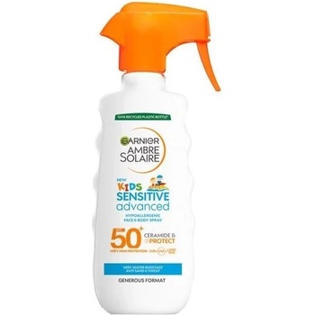 Image 1 of Garnier Ambre Solaire Kids Детски слънцезащитен спрей Sensitive Advance, SPF50+, 270 ml