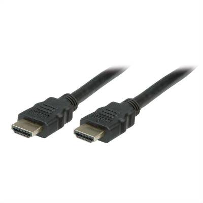 VALUE S3700-10 : : HDMI Ultra HD кабел + Ethernet, M-M, черен, 1.0 м (S3700-10)
