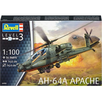 Сглобяем модел Revell - Вертолет Boeing AH-64A Apache (04985) (04985)